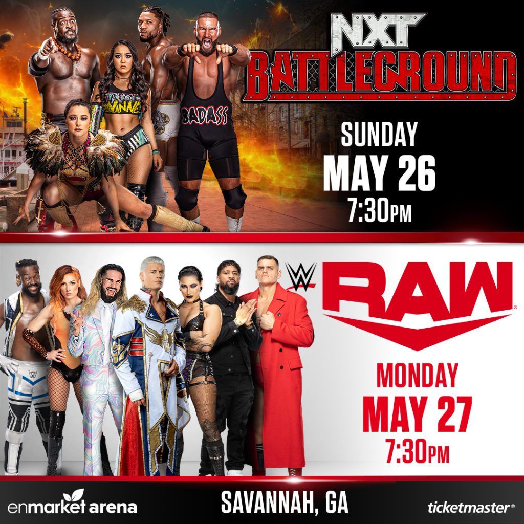 WWE Battleground & Monday Night RAW 